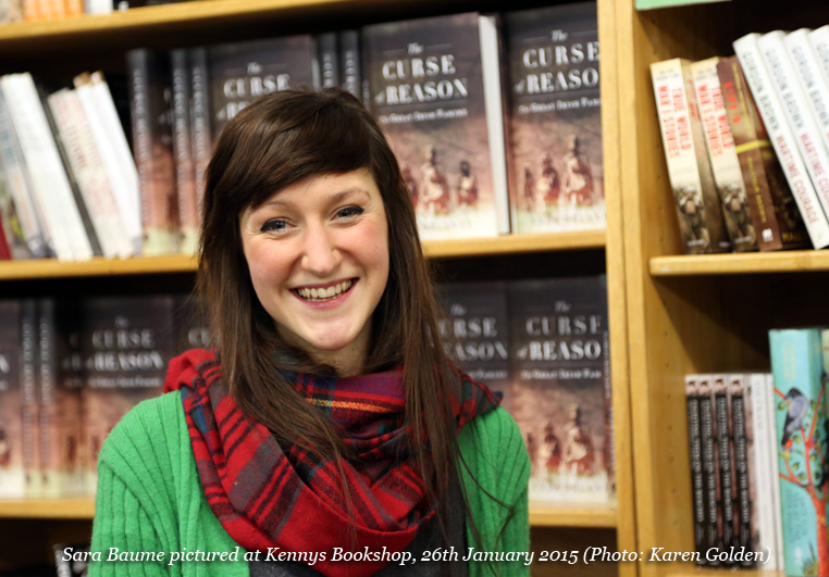Sara Baume pictured at Kennys Bookshop, 26th January 2015 (Photo: Karen Golden)