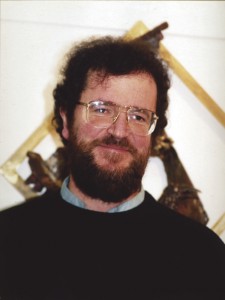 Image (c) Kennys Bookshop, 2015 - John O'Donohue pictured at Kennys Bookshop c.1995