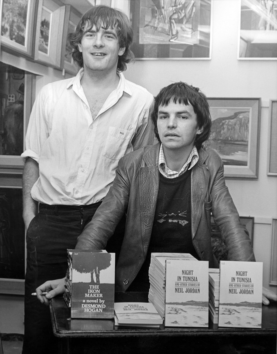 Desmond Hogan and Neil Jordan, Kennys Bookshop 1976 (c) Kennys Bookshop and Art Galleries Ltd.