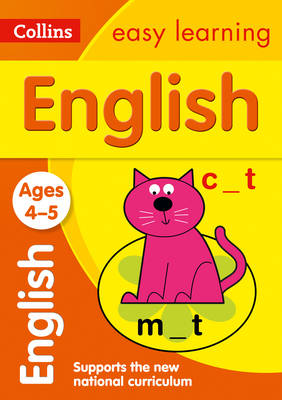 Collins Easy Learning - Collins Easy Learning Age 3-5  English Ages 4-5: New Edition - 9780008134204 - V9780008134204