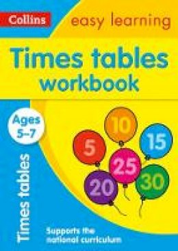 Collins Easy Learning - Collins Easy Learning Age 5-7  Times Tables Workbook Ages 5-7: New Edition - 9780008134396 - V9780008134396