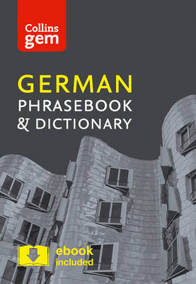 Collins Dictionaries - Collins German Phrasebook and Dictionary Gem Edition: Essential phrases and words in a mini, travel-sized format (Collins Gem) - 9780008135966 - V9780008135966