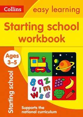 Collins Easy Learning - Starting School Workbook Ages 3-5 - 9780008151607 - V9780008151607