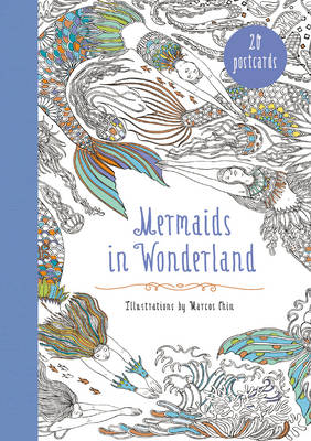 Marcos Chin - Mermaids in Wonderland 20 Postcards: An Interactive Coloring Adventure for All Ages - 9780062565662 - V9780062565662