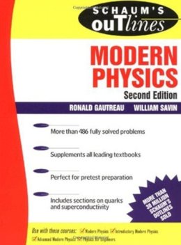 Ronald Gautreau - Schaum's Outline of Modern Physics - 9780070248304 - V9780070248304