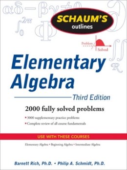 Barnett Rich - Schaum´s Outline of Elementary Algebra, 3ed - 9780071611633 - V9780071611633