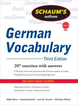 Edda Weiss - Schaum´s Outline of German Vocabulary, 3ed - 9780071615471 - V9780071615471
