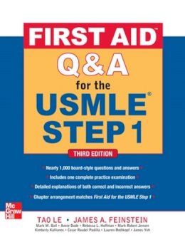 Tao Le - First Aid Q&A for the USMLE Step 1, Third Edition - 9780071744027 - V9780071744027