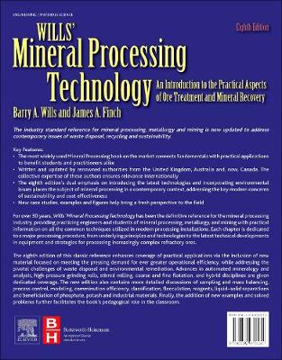 Barry A. Wills - Wills' Mineral Processing Technology, Eighth Edition: An Introduction to the Practical Aspects of Ore Treatment and Mineral Recovery - 9780080970530 - V9780080970530