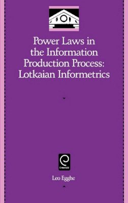 Leo . Ed(S): Egghe - Power Laws in the Information Production Process - 9780120887538 - V9780120887538