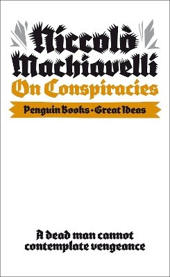Niccolo Machiavelli - On Conspiracies - 9780141192772 - V9780141192772