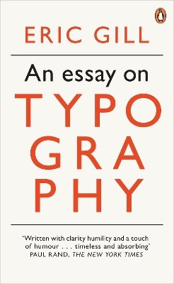 Eric Gill - An Essay on Typography - 9780141393568 - V9780141393568