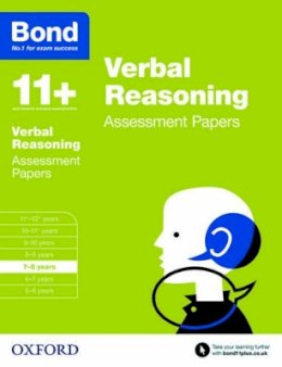 Jm Bond - Bond 11+: Verbal Reasoning: Assessment Papers: 7-8 Years - 9780192740311 - V9780192740311