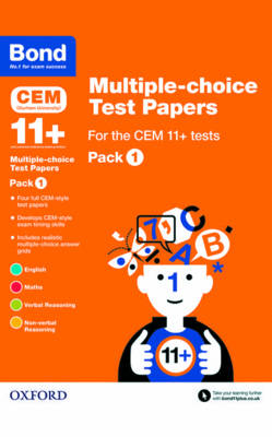 Michellejoy Hughes - Bond 11+: Multiple-Choice Test Papers for the CEM 11+ Tests Pack 1: Pack 1 - 9780192744180 - V9780192744180