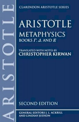 Aristotle - Metaphysics - 9780198240877 - V9780198240877