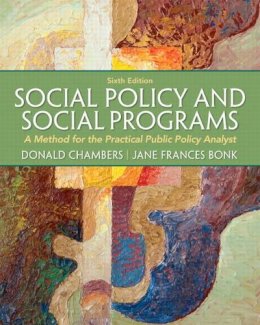 Chambers, Donald E.; Bonk, Jane Frances - Social Policy and Social Programs - 9780205052769 - V9780205052769