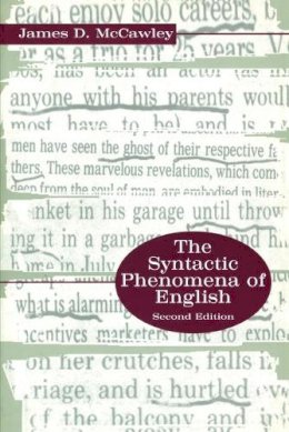 James D. Mccawley - The Syntactic Phenomena of English - 9780226556291 - V9780226556291