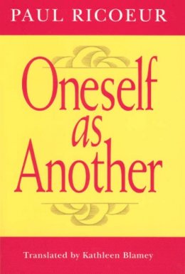 Paul Ricoeur - Oneself as Another - 9780226713298 - V9780226713298