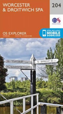 Ordnance Survey - Worcester and Droitwich Spa (OS Explorer Map) - 9780319243978 - V9780319243978