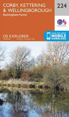 Ordnance Survey - Corby, Kettering and Wellingborough (OS Explorer Map) - 9780319244173 - V9780319244173