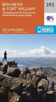 Land & Property Services - Ben Nevis and Fort William, the Mamores and the Grey Corries, Kinlochleven and Spean Bridge (OS Explorer Map) - 9780319246351 - V9780319246351