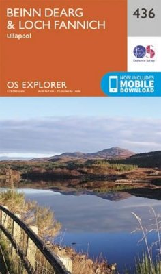 ORDNANCE SURVEY - Beinn Dearg and Loch Fannich (OS Explorer Map) - 9780319246689 - V9780319246689