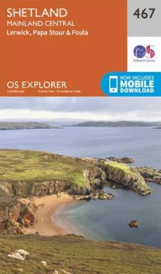 Ordnance Survey - Shetland - Mainland Central (OS Explorer Map) - 9780319247181 - V9780319247181