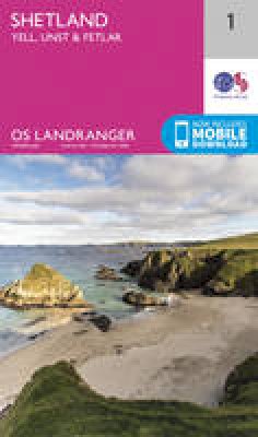 Ordnance Survey - Shetland - Yell, Unst and Fetlar (OS Landranger Map) - 9780319260999 - V9780319260999
