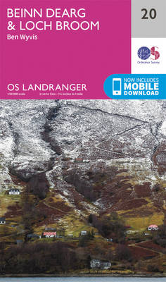 Ordnance Survey - Beinn Dearg & Loch Broom, Ben Wyvis (OS Landranger Map) - 9780319261187 - V9780319261187