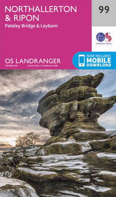 Ordnance Survey - Northallerton & Ripon, Pateley Bridge & Leyburn (OS Landranger Map) - 9780319261972 - V9780319261972