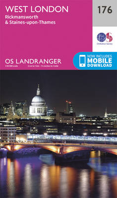 Ordnance Survey - West London, Rickmansworth & Staines (OS Landranger Map) - 9780319262740 - V9780319262740