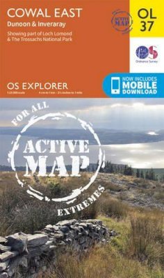 Ordnance Survey - Cowal East, Dunoon & Inverary (OS Explorer Map Active) - 9780319469552 - V9780319469552