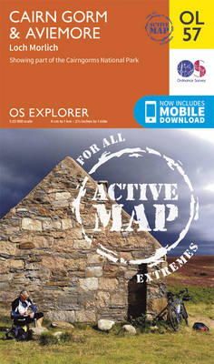 Ordnance Survey - Cairn Gorm & Aviemore, Loch Morlich (OS Explorer Map Active) - 9780319469750 - V9780319469750