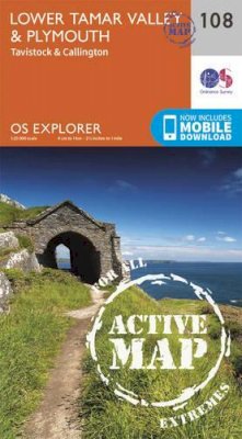 Ordnance Survey - Lower Tamar Valley and Plymouth (OS Explorer Active Map) - 9780319469897 - V9780319469897