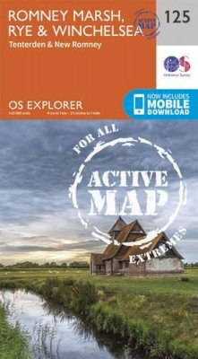 Ordnance Survey - Romney Marsh, Rye and Winchelsea (OS Explorer Active Map) - 9780319470008 - V9780319470008