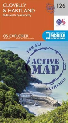 Ordnance Survey - Clovelly and Hartland (OS Explorer Active Map) - 9780319470015 - V9780319470015
