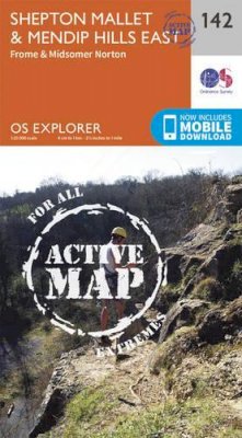 Ordnance Survey - Shepton Mallet and Mendip Hills East (OS Explorer Active Map) - 9780319470145 - V9780319470145