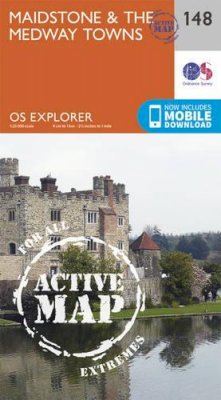 Ordnance Survey - Maidstone and the Medway Towns (OS Explorer Active Map) - 9780319470206 - V9780319470206