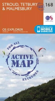 Ordnance Survey - Stroud, Tetbury and Malmesbury (OS Explorer Active Map) - 9780319470404 - V9780319470404