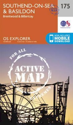 Ordnance Survey - Southend-On-Sea & Basildon (OS Explorer Active Map) - 9780319470473 - V9780319470473