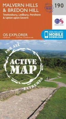 Ordnance Survey - Os Active 190 Malvern Hills/bredon Hill - 9780319470626 - V9780319470626