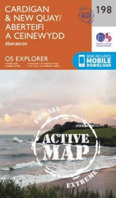 Ordnance Survey - Cardigan and New Quay, Aberaeron (OS Explorer Active Map) - 9780319470701 - V9780319470701
