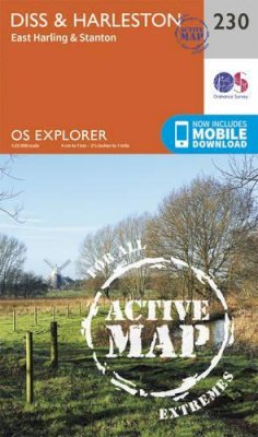 Ordnance Survey - Diss & Harleston (OS Explorer Active Map) - 9780319471029 - V9780319471029