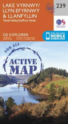 Ordnance Survey - Lake Vyrnwy and Llanfyllin, Tanat Valley (OS Explorer Active Map) - 9780319471111 - V9780319471111
