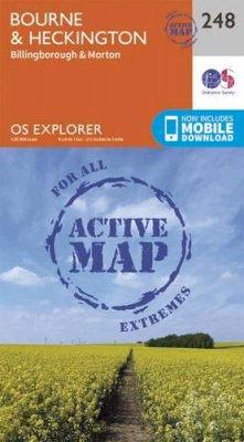 Ordnance Survey - Bourne and Heckington (OS Explorer Active Map) - 9780319471203 - V9780319471203