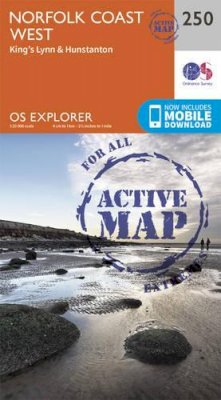 Ordnance Survey - Norfolk Coast West (OS Explorer Active Map) - 9780319471227 - V9780319471227