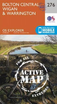 Ordnance Survey - Bolton, Wigan and Warrington (OS Explorer Active Map) - 9780319471487 - V9780319471487