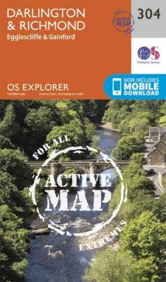 Ordnance Survey - Darlington and Richmond (OS Explorer Active Map) - 9780319471760 - V9780319471760