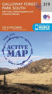 Ordnance Survey - Galloway Forest Park South (OS Explorer Active Map) - 9780319471913 - V9780319471913