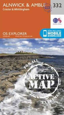 Ordnance Survey - Alnwick and Amble, Craster and Whittingham (OS Explorer Active Map) - 9780319472040 - V9780319472040